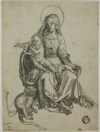 マドンナと猿 作： Albrecht Dürer