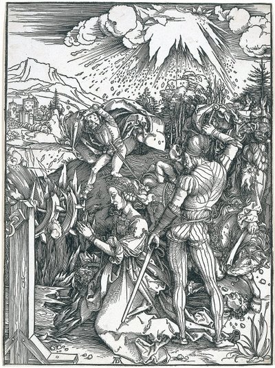 聖カタリナの殉教 作： Albrecht Dürer