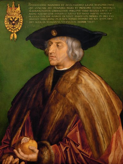 マクシミリアン1世、神聖ローマ皇帝 作： Albrecht Dürer