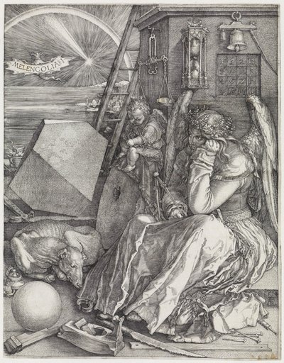 『メレンコリア I』（『憂鬱』） 作： Albrecht Dürer