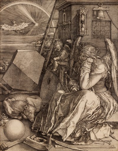 Melencolia I、1514 作： Albrecht Dürer