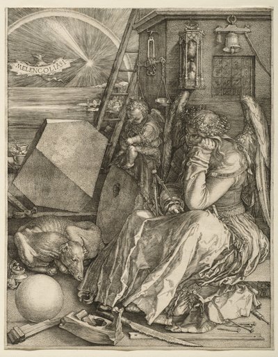 Melencolia I、1514 作： Albrecht Dürer