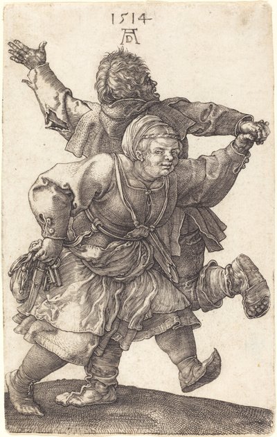 農民のカップルのダンス 作： Albrecht Dürer
