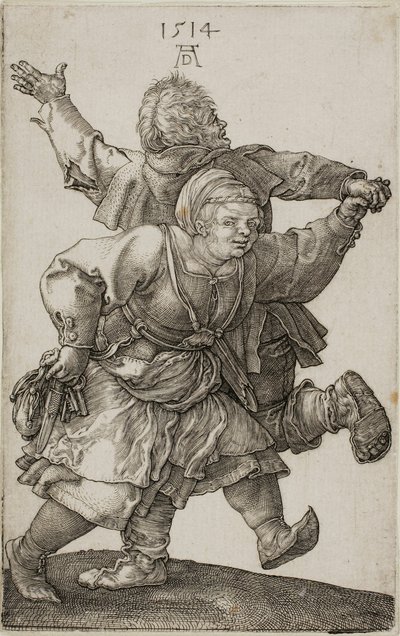 農民のカップルのダンス 作： Albrecht Dürer
