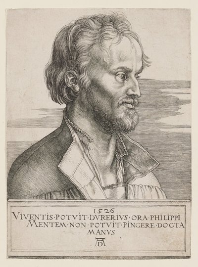 フィリップ・メランヒトン 作： Albrecht Dürer