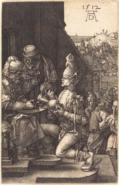 手を洗うピラト 作： Albrecht Dürer