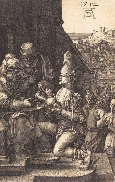 手を洗うピラト、1512年。 作： Albrecht Dürer