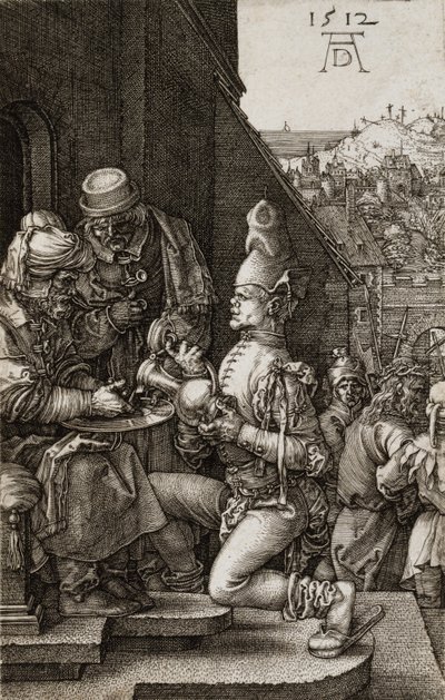1512年、情熱から手を洗うピラト 作： Albrecht Dürer