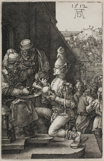 手を洗うピラト、『刻まれた受難曲』より 作： Albrecht Dürer