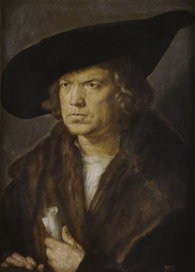 見知らぬ男の肖像 作： Albrecht Dürer