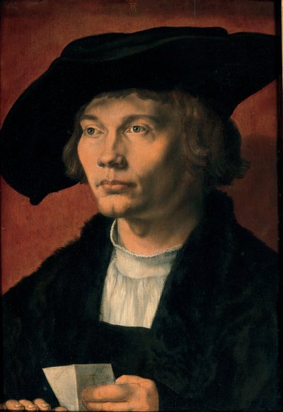ベルンハルトフォンリーゼンの肖像、1521年 作： Albrecht Dürer