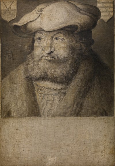 フレデリック3世の肖像、ザクセン選挙人1463-1525、c。 1525 作： Albrecht Dürer