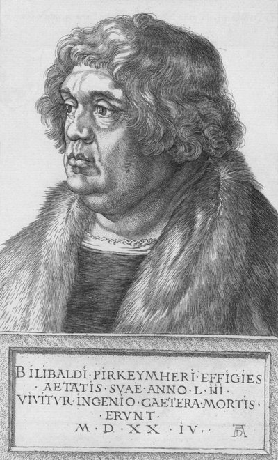 ピルクハイマーの肖像、1524、1906 作： Albrecht Dürer