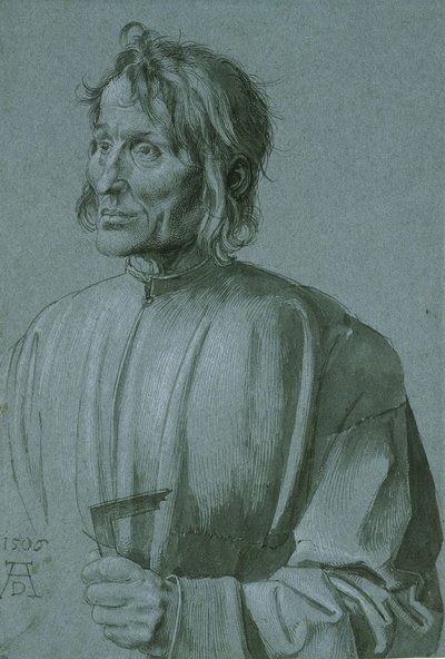建築家ヒエロニムス・フォン・アウグスブルクの肖像、1506 作： Albrecht Dürer