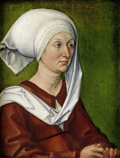 アーティストの母の肖像、BarbaraDürer、néeHolper 作： Albrecht Dürer