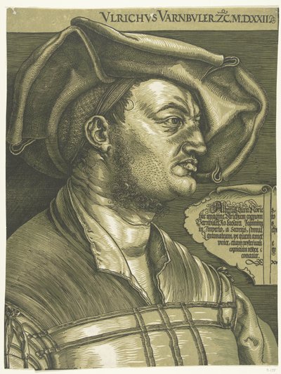 ポーター・ヴァン・ウルリッヒ・ヴァーンビュラー 作： Albrecht Dürer