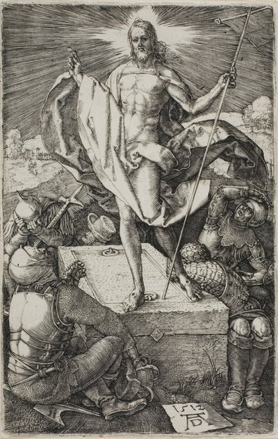 復活、『刻まれた情熱』より 作： Albrecht Dürer