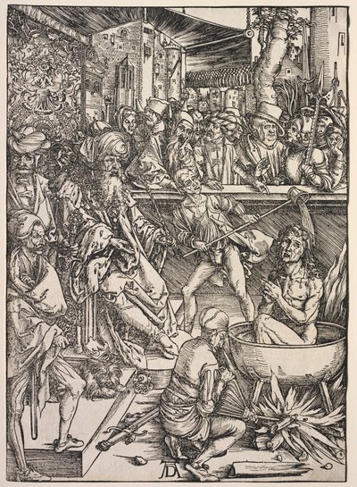 ヨハネの黙示録: 聖ヨハネの殉教 作： Albrecht Dürer