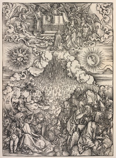 ヨハネの黙示録: 第六の封印の開封 作： Albrecht Dürer