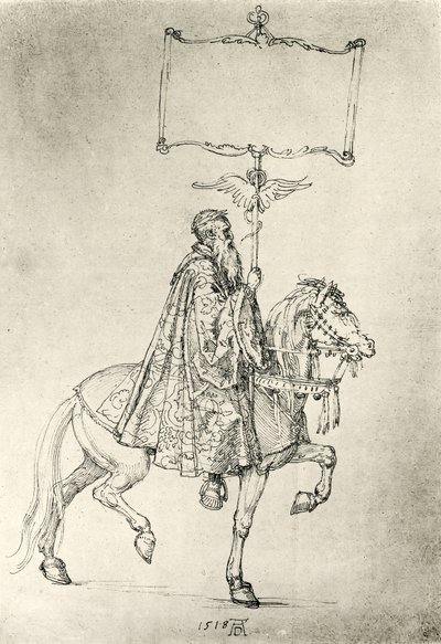 老人に乗る 作： Albrecht Dürer
