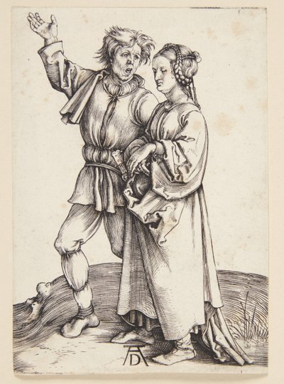 素朴なカップル 作： Albrecht Dürer
