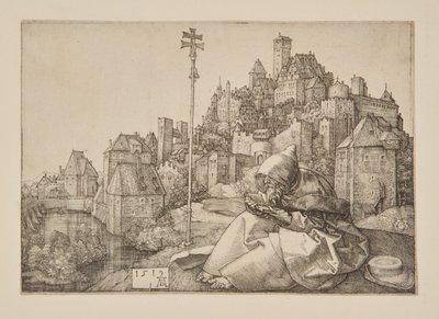 読書する聖アントニウス 作： Albrecht Dürer