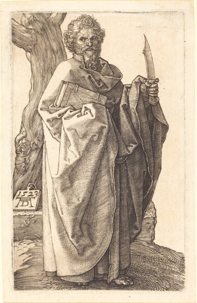 聖バーソロミュー 作： Albrecht Dürer
