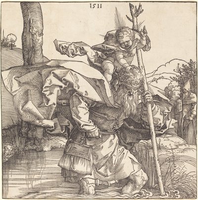 聖クリストファー 作： Albrecht Dürer