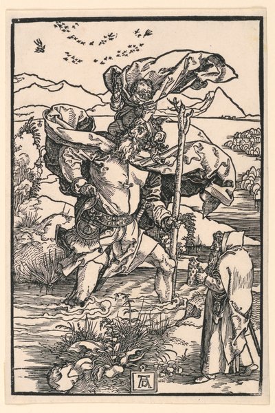 聖クリストファー 作： Albrecht Dürer