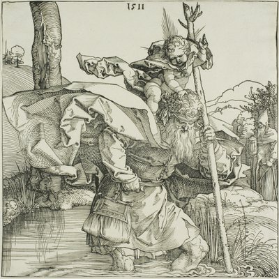 聖クリストファー 作： Albrecht Dürer