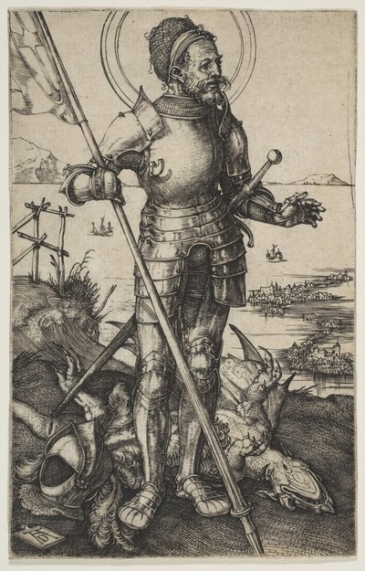 セントジョージスタンディング1502。 作： Albrecht Dürer