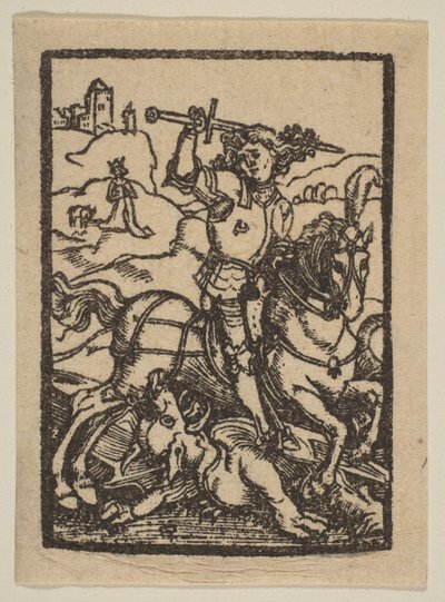 セントジョージ.nd 作： Albrecht Dürer