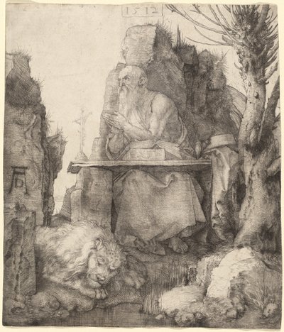 ポラード柳のそばの聖ヒエロニムス 作： Albrecht Dürer