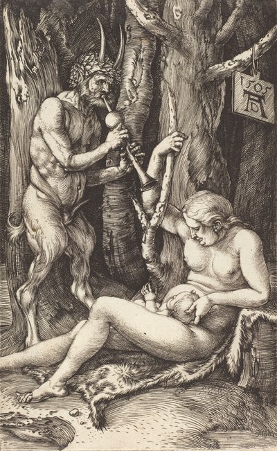サテュロス家、1505年。 作： Albrecht Dürer
