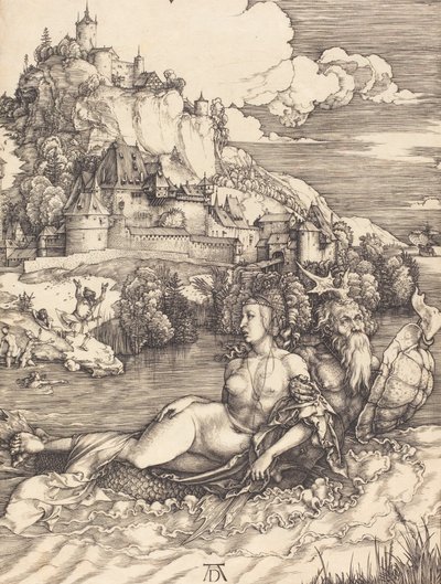 海の怪物 海の不思議、c。 1498年。 作： Albrecht Dürer