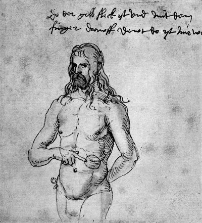 セルフポートレート、1512〜1513または1519、1936年頃 作： Albrecht Dürer