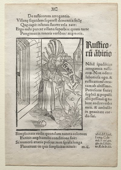1497年以降の船の愚か者。 作： Albrecht Dürer