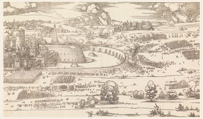 都市の包囲 (パート 1) 作： Albrecht Dürer
