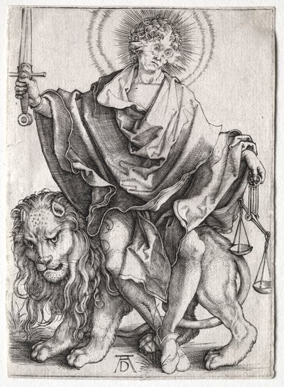 義の息子、c。 1500。 作： Albrecht Dürer