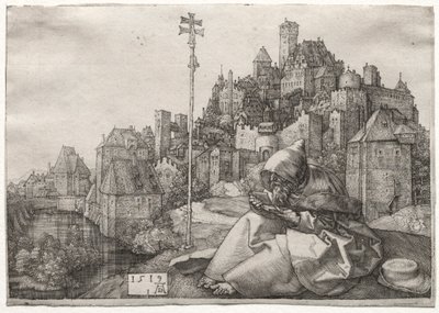 聖アントニーリーディング、1519年。 作： Albrecht Dürer