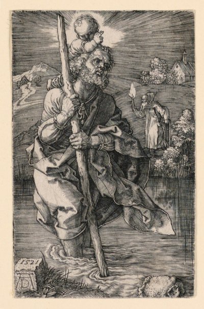 聖クリストファー 作： Albrecht Dürer