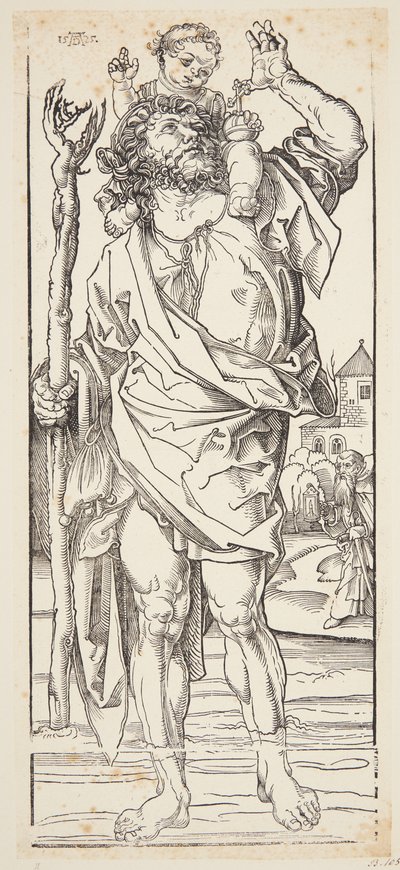 聖クリストファー 作： Albrecht Dürer