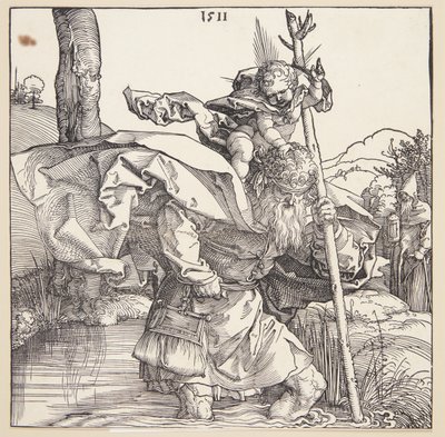 聖クリストファー 作： Albrecht Dürer