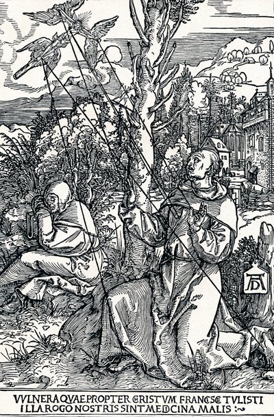 聖痕を受け取った聖フランシス、1504 1906 作： Albrecht Dürer