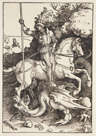 竜を殺す聖ゲオルク 作： Albrecht Dürer