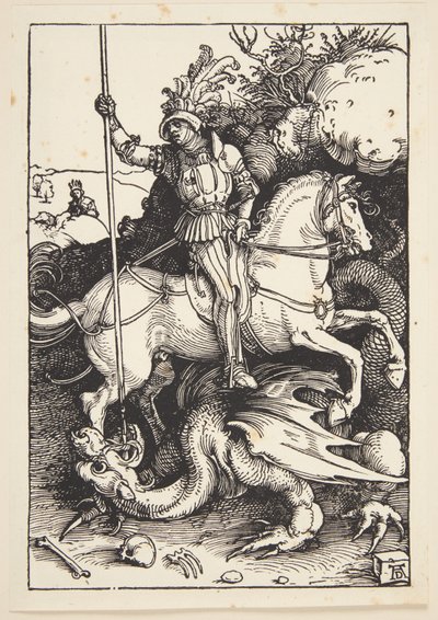 竜を殺す聖ゲオルク 作： Albrecht Dürer