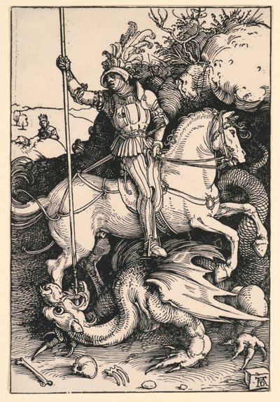 博士を殺す聖ジョージ 作： Albrecht Dürer