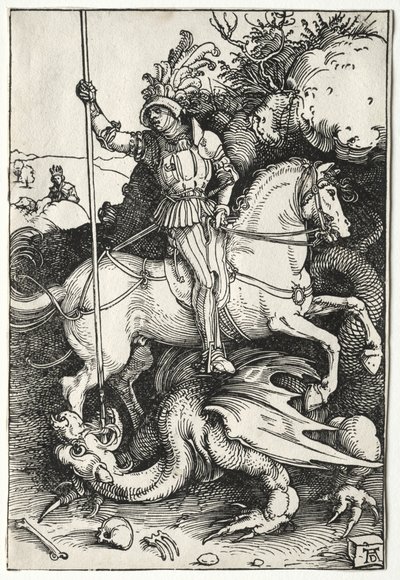セント・ジョージ・キリング・ザ・ドラゴン 作： Albrecht Dürer