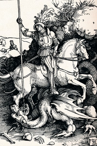 聖ジョージとドラゴン、1505 1906 作： Albrecht Dürer