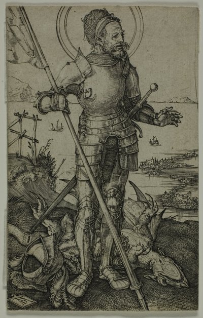 歩いている聖ジョージ 作： Albrecht Dürer